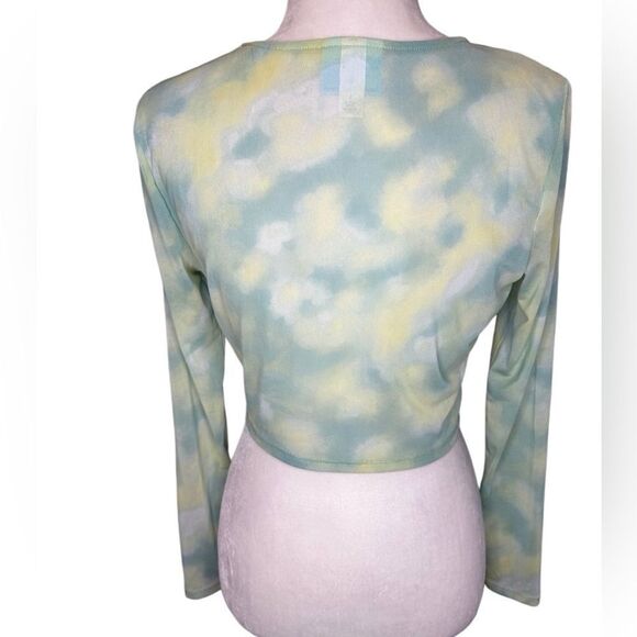 Future Collective x Gabriella Karefa-Johnson mesh tie dye crop top size Small - Picture 4 of 8